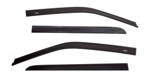 Jeep Grand Cherokee L Window Deflectors - Front + Rear - AVS - In-Channel - Smoke - `21-`23
