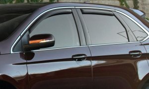 Jeep Grand Cherokee L Window Deflectors - Front + Rear - AVS - In-Channel - Smoke - `21-`23