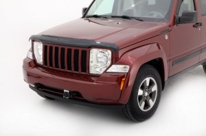 Jeep Liberty Stone/Bug Deflector - AVS - Bugflector II - Smoke - `08-`14