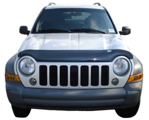 Jeep Liberty Bugflector II Shield - AVS - High Profile - Smoke - `02-`07