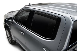 Jeep Wrangler Unlimited Wind Deflectors - AVS - Low Profile - Matte Black - `07-`18