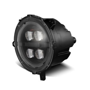 Jeep Wrangler JL Headlights - AlphaRex - Nova-Series Projector with Activ Light/Seq Signal - Alpha-Black - `18-`23