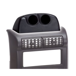 Jeep Wrangler TJ Dual Gauge Pod - Dash Top - AutoMeter - Dual Dash Pod, 2-1/16 in, Paint-to-Match - Black - `97-`06