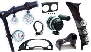 Jeep TJ Gauge Panel - AutoMeter - Direct Fit Dash Panel, 6 Gauge (3 3/8