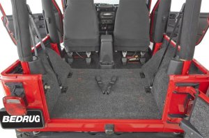 Jeep TJ Bed Liner - Rear - BedRug - Fully Custom-Molded - `97-`06