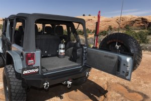 Jeep Wrangler JK Unlimited Bed Liner - Rear - BedRug - BedTred Cargo Kit, 5 pc Rear Kit - `07-`10