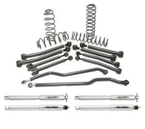 Jeep Wrangler Rubicon Unlimited JK Suspension Lift Kit - Front + Rear - Belltech - Trail Performance Shocks - `07-`17