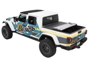 Jeep Gladiator Tonneau Cover - Bestop - EZFold Soft Tri-Fold - Black - `20-`26