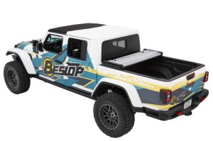 Jeep Gladiator Tonneau Cover - Bestop - EZFold Soft Tri-Fold - Black - `20-`26