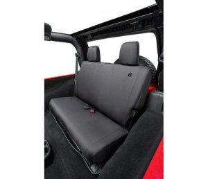 Jeep Wrangler JK Seat Covers - Rear - Bestop - Black Diamond - `07-`18