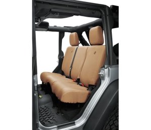 Jeep Wrangler JK Seat Covers - Rear - Bestop - Tan - `13-`18