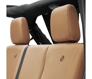 Jeep Wrangler JK Seat Covers - Rear - Bestop - Tan - `13-`18