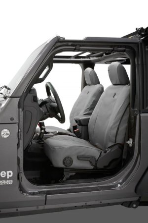 Jeep Gladiator Seat Covers - Front - Bestop - Charcoal - `20-`26