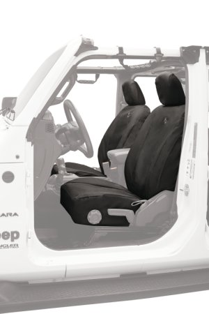 Jeep Wrangler JL Seat Covers - Front - Bestop - Black Diamond - `18-`26