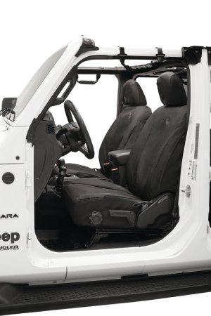 Jeep Wrangler JL Seat Covers - Front - Bestop - Black Diamond - `18-`26