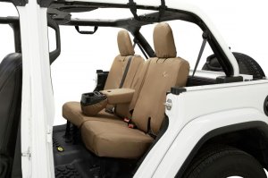 Jeep Wrangler JL Seat Covers - Rear - Bestop - Tan - `18-`23