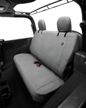 Jeep Wrangler JL Seat Covers - Rear - Bestop - Charcoal - `18-`23