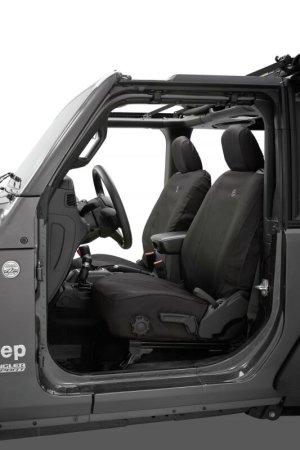 Jeep Wrangler JL Seat Covers - Front - Bestop - Black Diamond - `18-`26