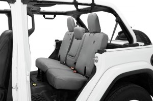 Jeep Wrangler JL Seat Covers - Rear - Bestop - Charcoal - `18-`23