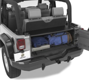 Jeep Wrangler Cargo Box - Rear - Bestop - Black - `11-`18
