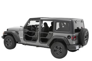 Jeep Wrangler JL Doors - Front - Bestop - Element - Matte Black - `18-`26