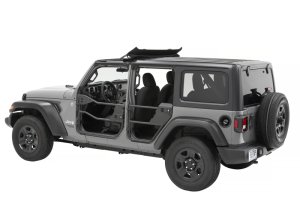 Jeep Wrangler JL Doors - Rear - Bestop - Element - Matte Black - `18-`26