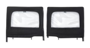 Jeep Gladiator Element Upper Doors - Rear - Bestop - HighRock 4x4(TM) Element(TM) - Black Twill - `20-`26