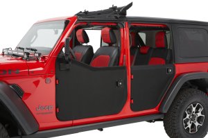 Jeep Gladiator Doors - Rear - Bestop - Full Fabric - Black Twill - `20-`26