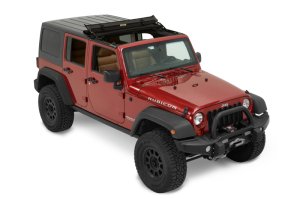 Jeep Wrangler JK Soft Top - Bestop - Sunrider for Hardtop - Premium Black Twill - `07-`18
