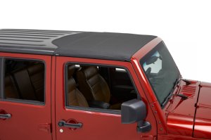 Jeep Wrangler JK Soft Top - Bestop - Sunrider for Hardtop - Black Diamond - `07-`18