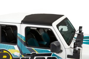 Jeep Gladiator Soft Top - Bestop - Sunrider for Hardtop - Premium Black Twill - `20-`26