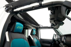 Jeep Wrangler JL Soft Top - Bestop - Sunrider for Hardtop - Premium Black Twill - `18-`26