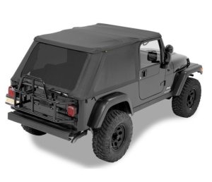 Jeep Wrangler TJ Soft Top - Bestop - Replace-A-Top for Trektop - Black Diamond - `04-`06