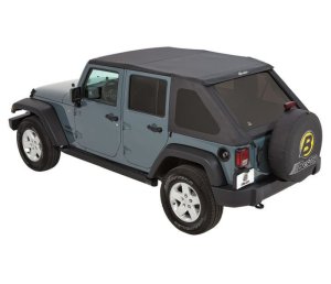 Jeep Wrangler JK Soft Top - Bestop - Trektop - Black Diamond - `07-`18
