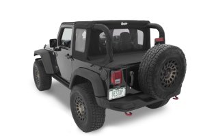 Jeep Wrangler JK Soft Top - Bestop - Halftop - Black Diamond - `07-`18