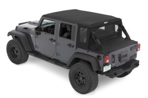 Jeep Wrangler JK Soft Top - Bestop - Halftop - Premium Black Twill - `07-`18