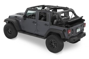 Jeep Wrangler JK Soft Tops - Bestop - Trektop Glide - Black Diamond - `07-`18