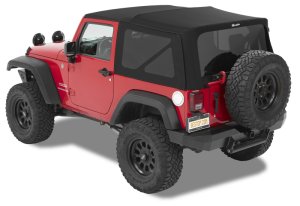Jeep Wrangler Soft Top - Bestop - Supertop - Premium Black Twill - `07-`18
