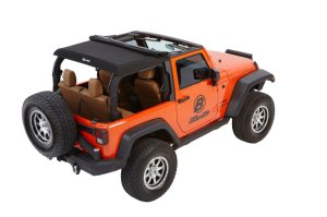 Jeep Wrangler JK Soft Top - Bestop - Trektop Glide - Black Diamond - `07-`18