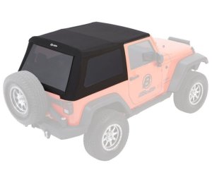 Jeep Wrangler JK Soft Top - Bestop - Trektop Glide - Black Diamond - `07-`18