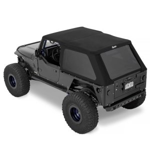Jeep Wrangler TJ Unlimited Soft Top - Bestop - Trektop - Premium Black Twill - `04-`06