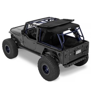 Jeep Wrangler TJ Unlimited Soft Top - Bestop - Trektop - Premium Black Twill - `04-`06