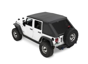 Jeep Wrangler JK Soft Top - Bestop - Ascent - Black Diamond - `07-`18