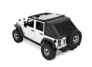 Jeep Wrangler JK Soft Top - Bestop - Ascent - Black Diamond - `07-`18