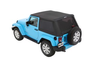 Jeep Wrangler JK Soft Top - Bestop - Premium Black Twill - Black - `07-`18