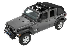 Jeep Wrangler JL Soft Top - Bestop - Trektop - Premium Black Twill - `18-`26