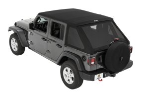 Jeep Wrangler JL Soft Top - Bestop - Trektop - Premium Black Twill - `18-`26