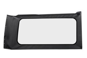 Jeep Wrangler JL Soft Top Replacement Window - Quarter Right Hand - Bestop - OE JL Replacement Windows - Black Vinyl Clear - `18-`26