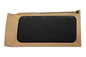 Jeep Wrangler JL Soft Tops - Quarter Right Hand - Bestop - OE JL Replacement Windows - Tan Twill Tinted - `18-`26