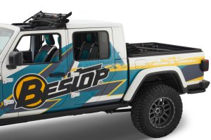 Jeep Gladiator Truck Bed Cap - Bestop - Supertop for Truck 2 - Black Diamond - `20-`26